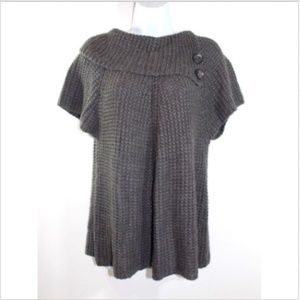 Worthington womens chunky sweater tunic top size M